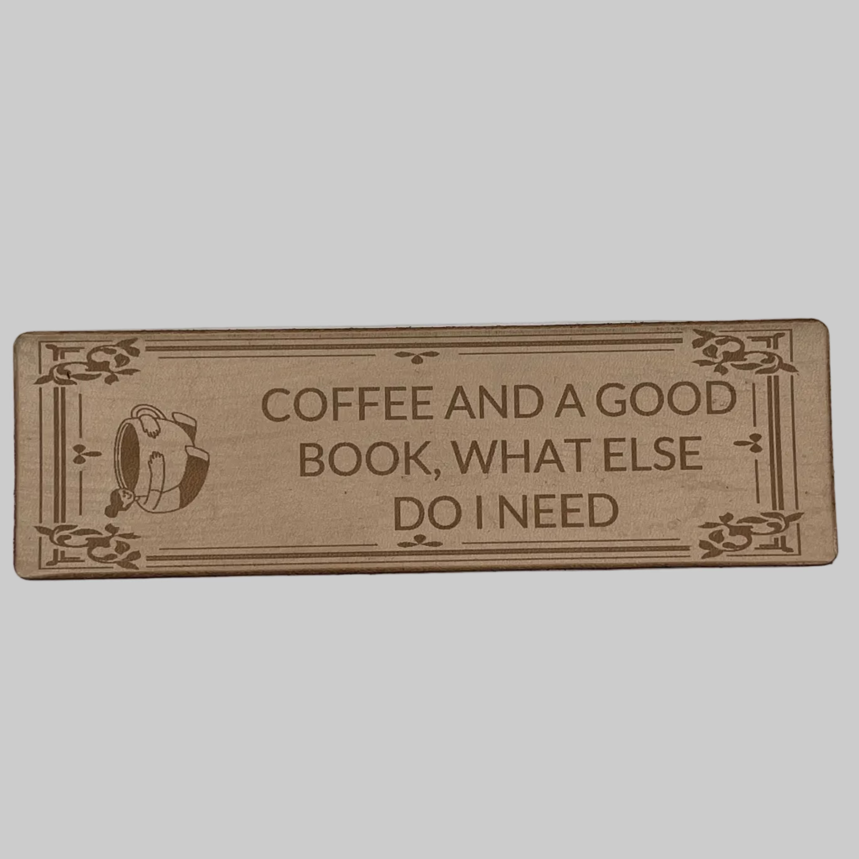 'Coffee and a Good Book' Bookmark